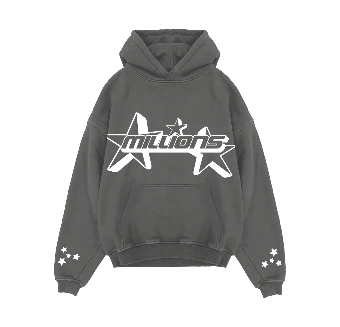 Millions gray pullover hoodie