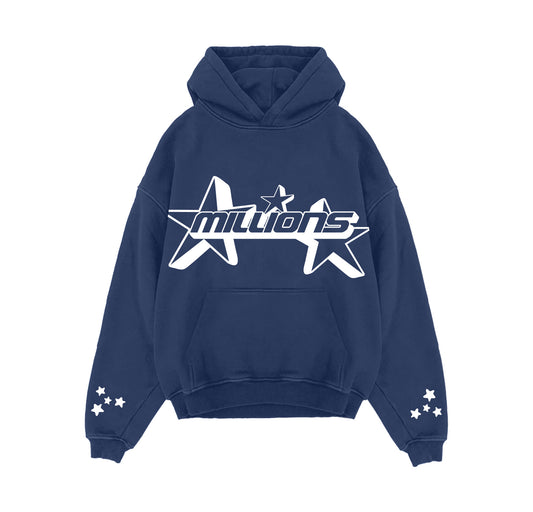 Millions dark blue pullover hoodie