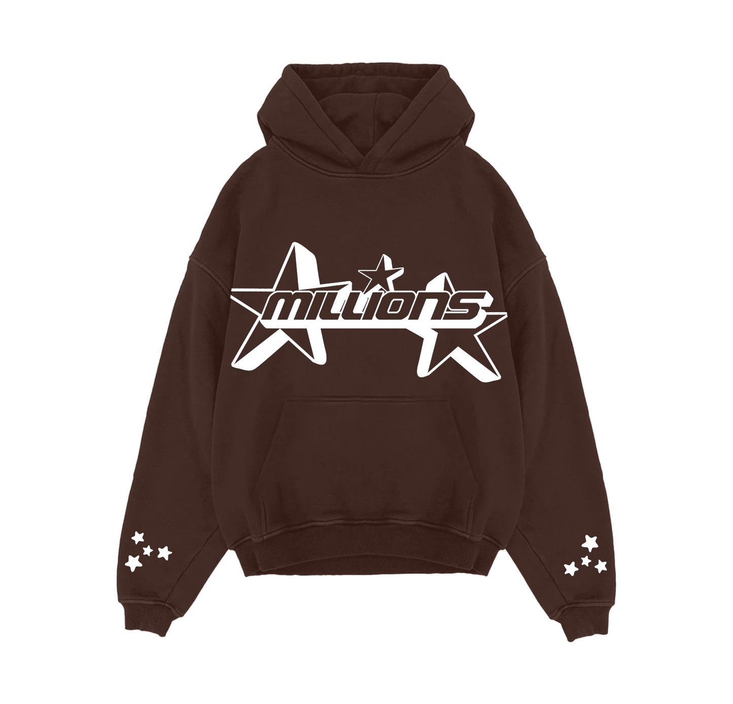 Millions Mocha brown pullover hoodie