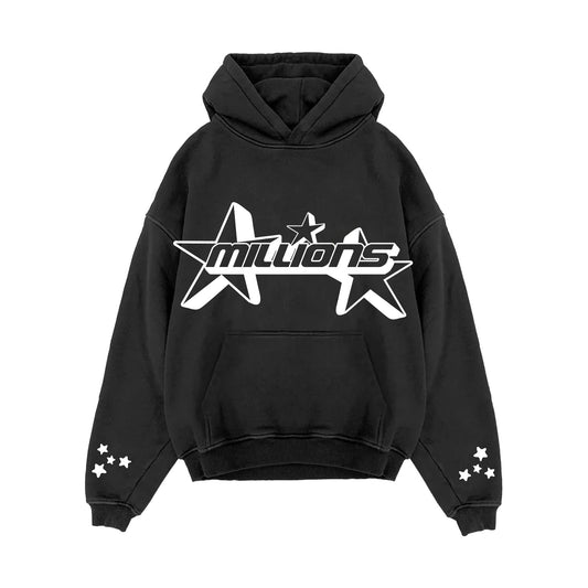 Millions black pullover hoodie